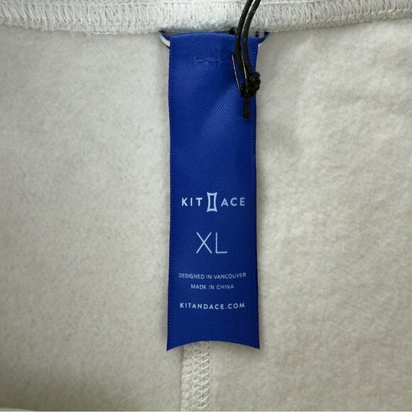Kit & Ace NWOT Men Sz XL Fleece Lined White Sweatpant Joggers 36 W x 30 L - Picture 8 of 13